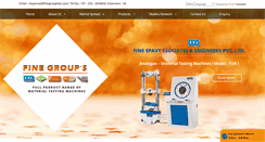 Desktop Screenshot of finegrouptest.com